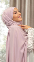 Bild in Galerie-Betrachter laden, Hijab, chador, velo, turbante, foulard, copricapo, musulmano, islamico, sciarpa, pronto da mettere, Easy Hijab  Lilla Rosato
