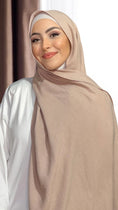 Load image into Gallery viewer, Starter Hijab Taupe Pink
