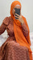 Hijab Chiffon Crepe Arancio