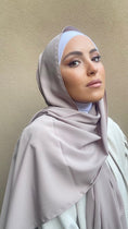 Carica l'immagine nel visualizzatore della galleria, Hijab PREMIUM CHIFFON Conchiglia Scuro
