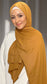 Hijab Glowy Crepe Senape