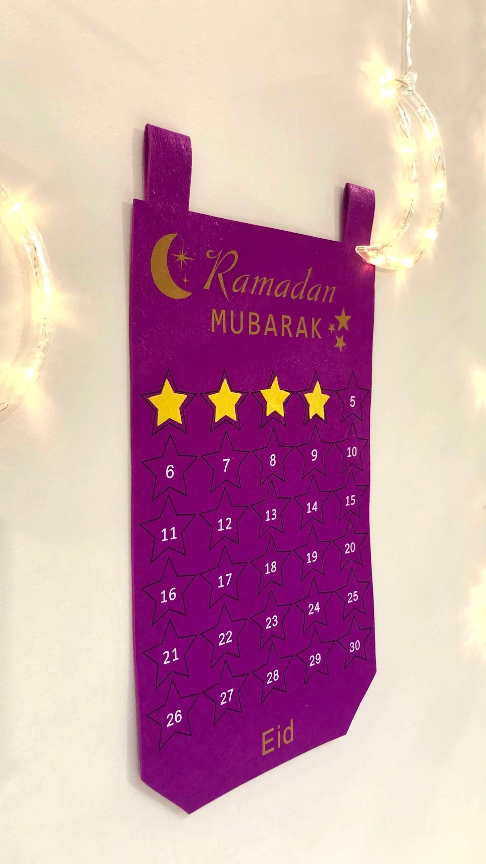 Calendario Ramadan in feltro - Hijab Paradise 