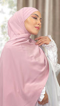 Charger l'image dans la visionneuse de la galerie, Hijab, chador, velo, turbante, foulard, copricapo, musulmano, islamico, sciarpa, pronto da mettere, Easy Hijab  Rosa Chiaro
