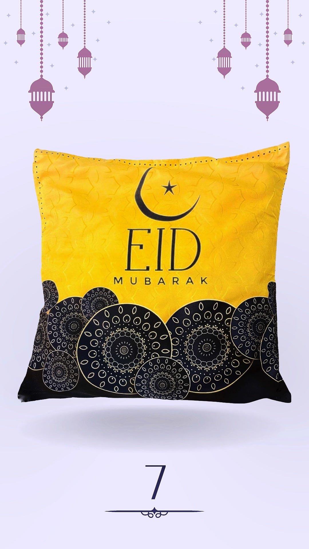Federa cuscino Eid Mubarak