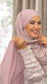 Easy Hijab Lilla Rosato