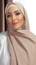 Load image into Gallery viewer, Starter Hijab Taupe Pink
