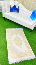 Load image into Gallery viewer, Tappeto preghiera slim, tappeto sottile, rettangolare, colorato, Hijab Paradise
