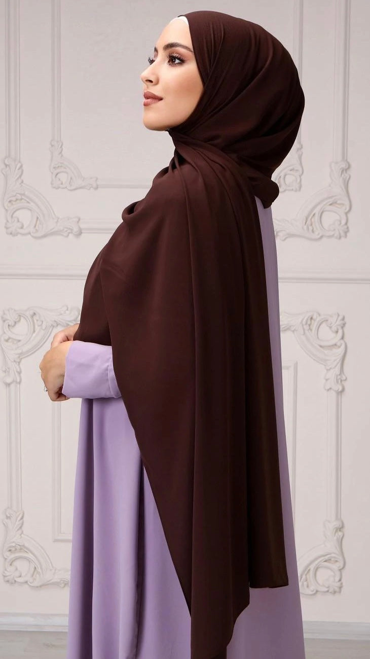 Hijab PREMIUM CHIFFON Marrone