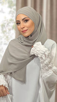 Load image into Gallery viewer, Hijab, chador, velo, turbante, foulard, copricapo, musulmano, islamico, sciarpa, pronto da mettere -,Easy Hijab Grigio Topo
