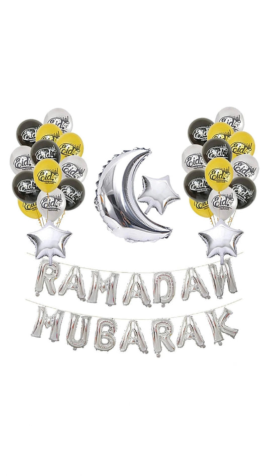 MAXI Ramadan Mubarak Balloons Set