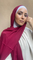 Carica l'immagine nel visualizzatore della galleria, Hijab PREMIUM CHIFFON Vinaccia
