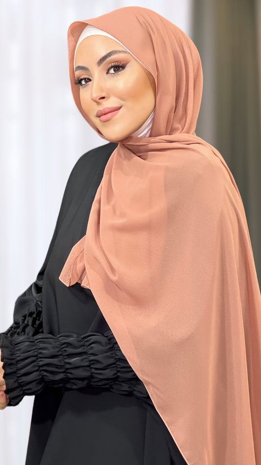 Hijab Trama Rosa Antico