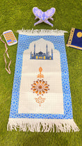 Load image into Gallery viewer, Tappeto preghiera slim, tappeto sottile, rettangolare, colorato, Hijab Paradise per bambini 
