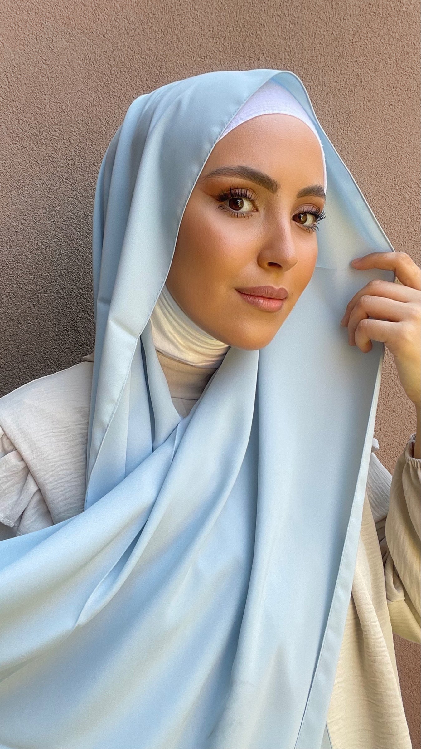 Hijab PREMIUM CHIFFON Celeste Chiaro