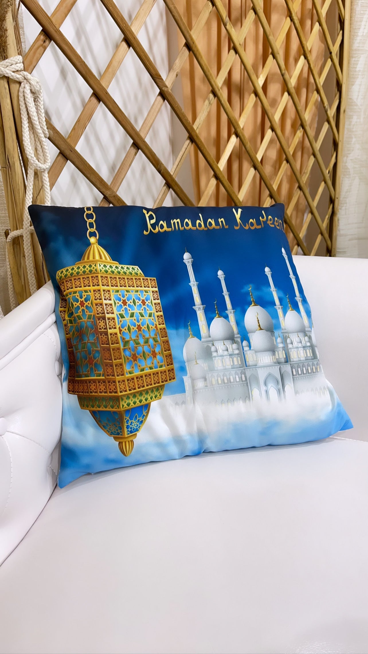 Federa cuscino Ramadan Mubarak - Hijab Paradise 