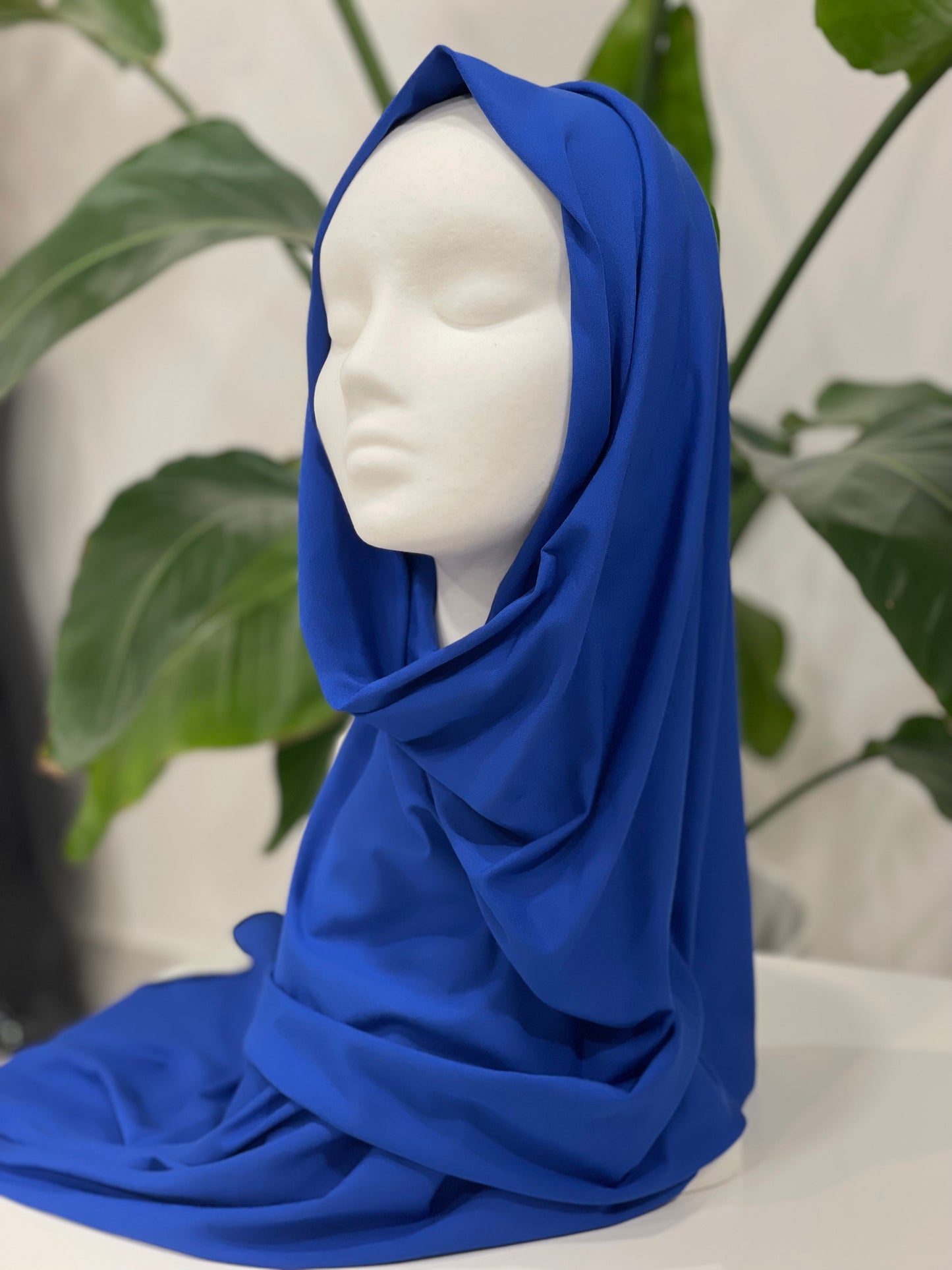 Hijab Jersey blu elettrico