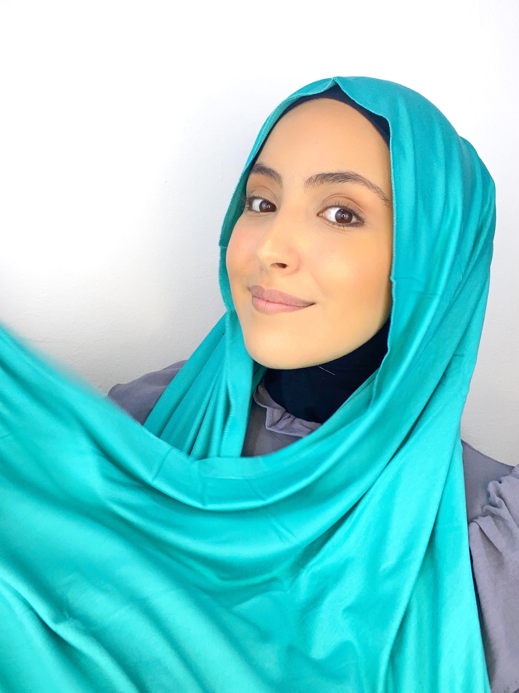 Hijab Jersey acqua - Hijab Paradise 