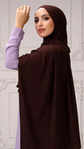 Carica l'immagine nel visualizzatore della galleria, Hijab PREMIUM CHIFFON Marrone
